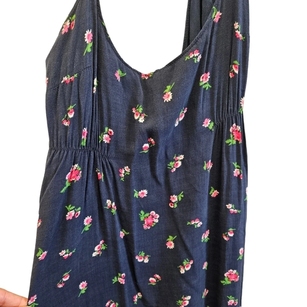 Abercrombie & Fitch Blue Floral Maxi Dress